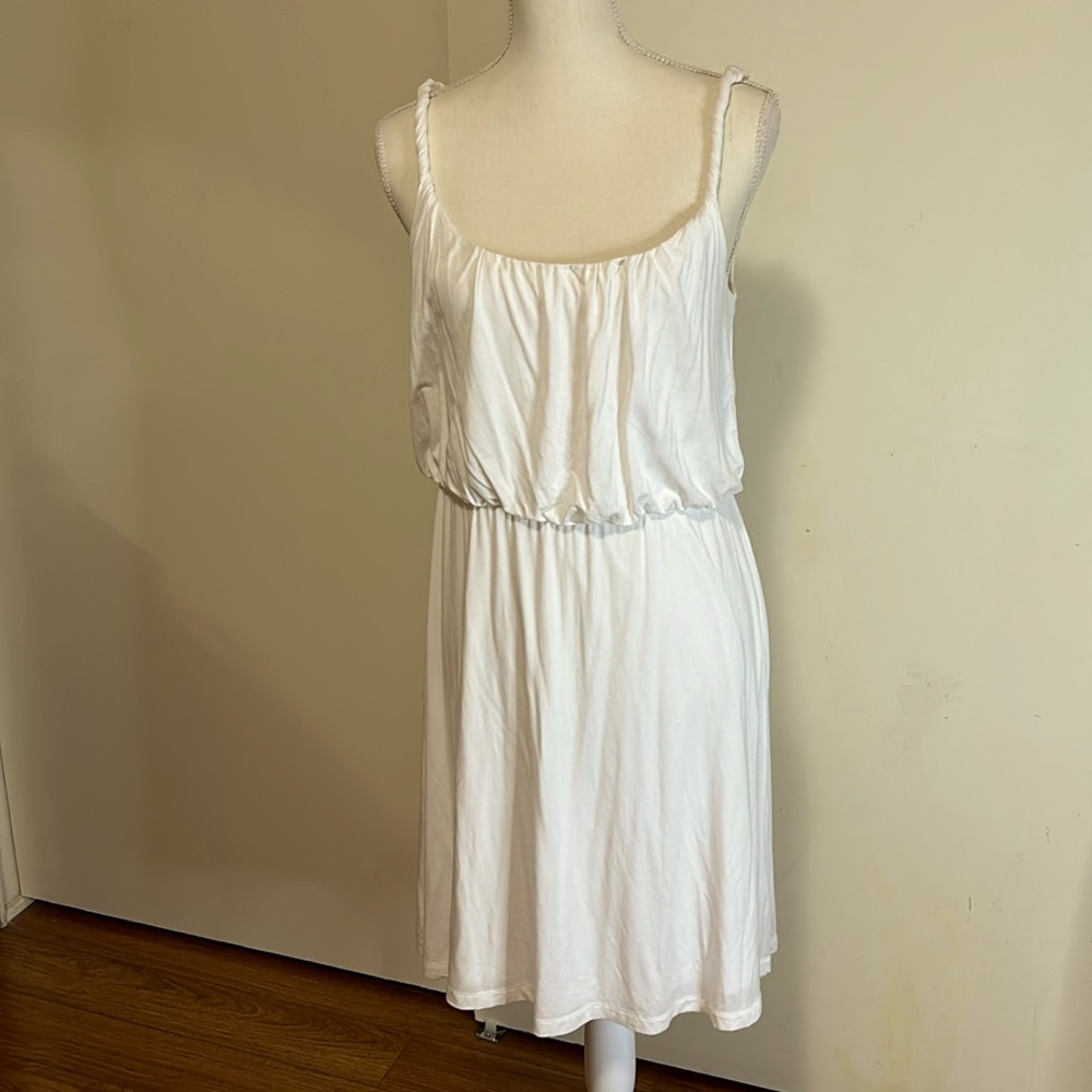 Loft Lined White Dress